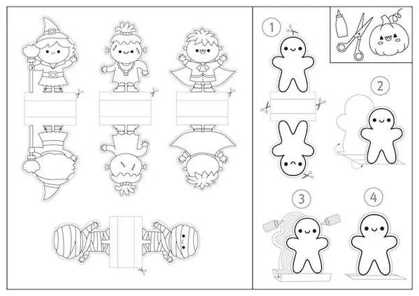 game halloween - Paper Dolls: Original