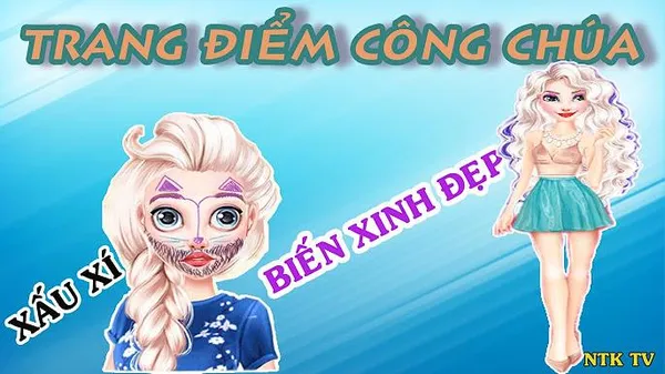 game trang điểm - Đám cưới Eliza